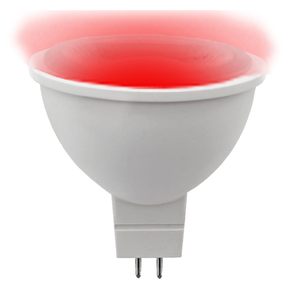Single Color MR16 Red, Green, or Blue Energy Saving Waterproof 12V Outdoor LED Light Bulb - Tampa soil911.com
