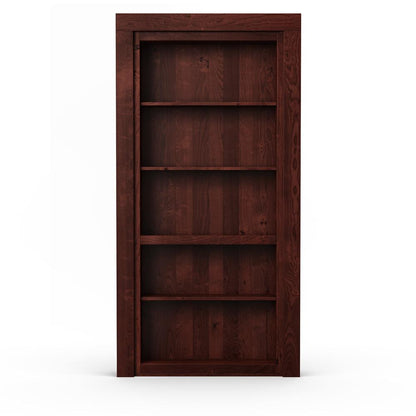 Single Flush Mount Hidden Knotty Alder Bookcase Door - Tampa Home & Garden Store