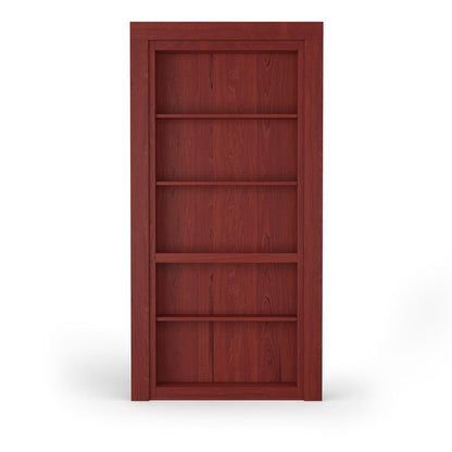 Single Flush Mount Maple Hidden Bookcase Door - Tampa Home & Garden Store