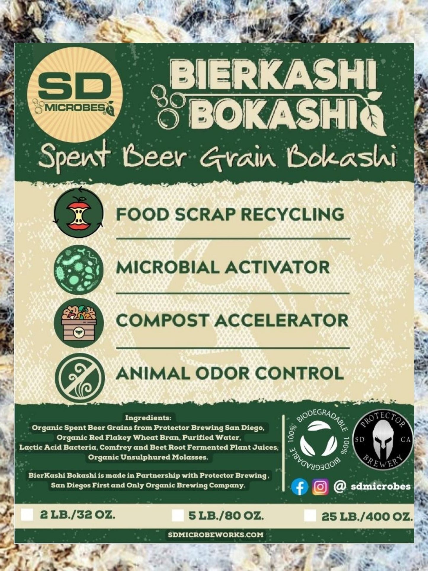 BierKashi Bokashi 5 - 50 lbs | Composting