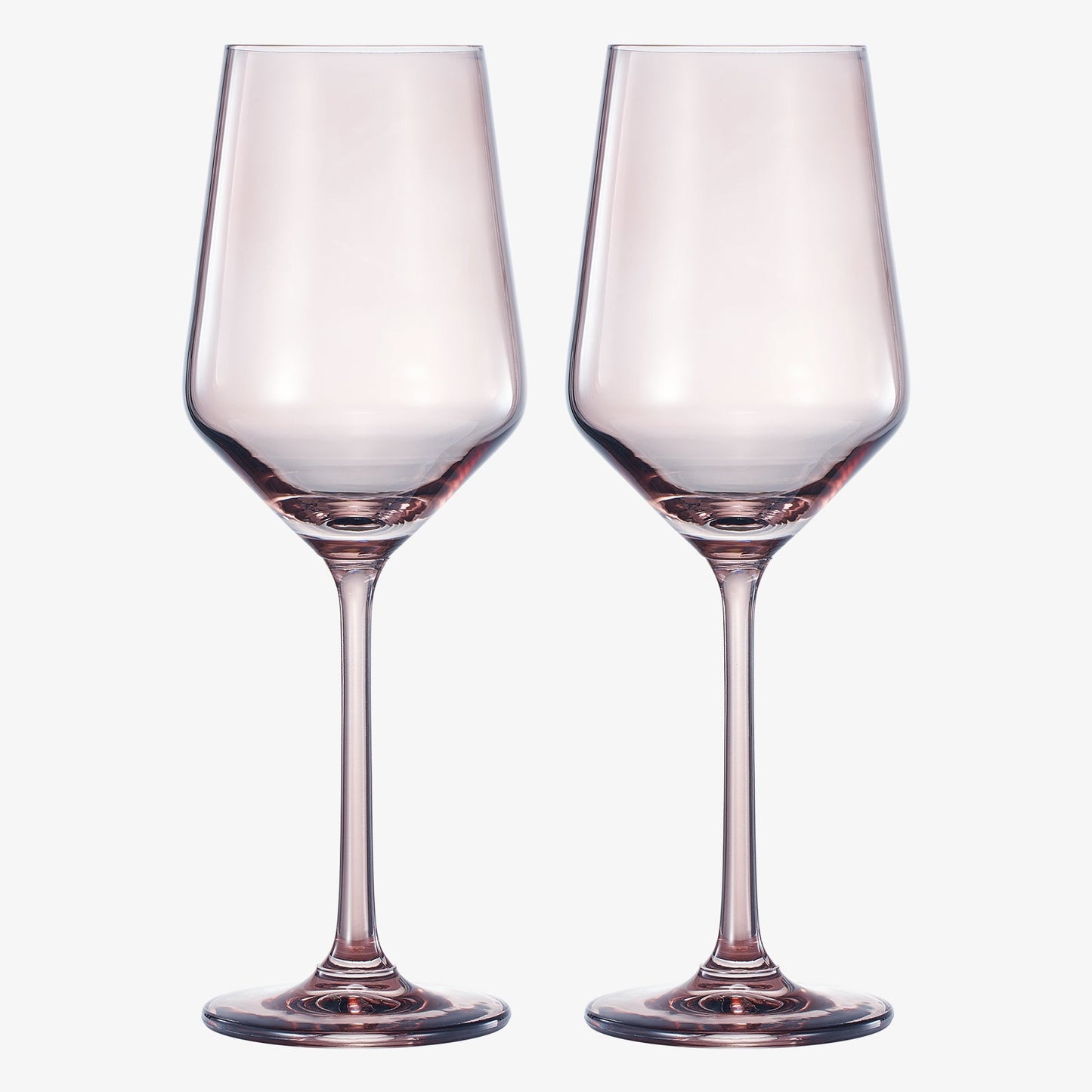 Tonal Stemmed Wine Glasses Set of Two Smoke