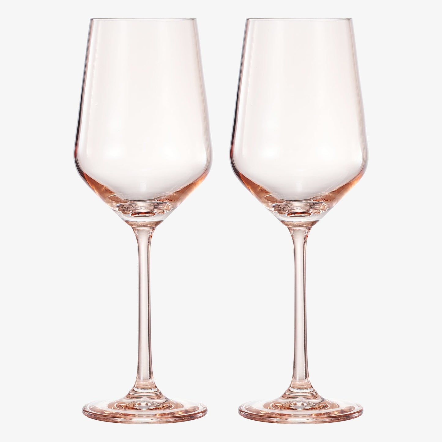 Tonal Stemmed Wine Glassware Tan Set of Two