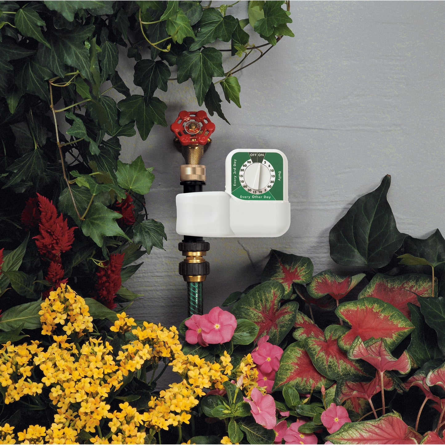 1-Outlet Automatic Single-Dial Hose Faucet Timer