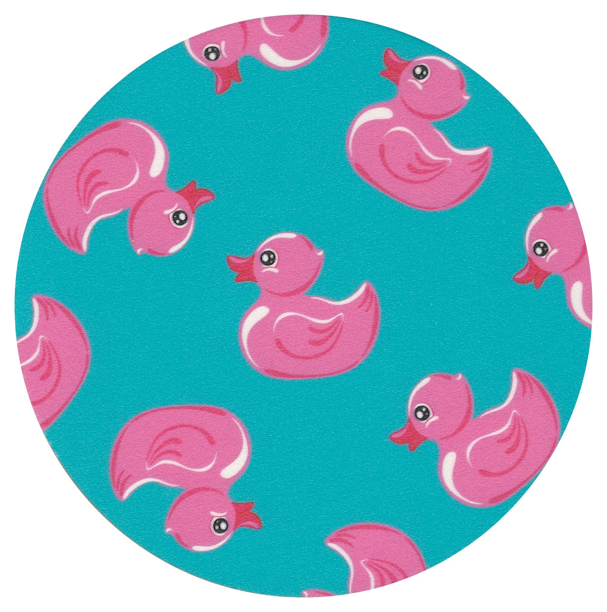 Sip Sip Hooray Coaster -  Pink Rubber Duckies - Tampa Home & Garden Store