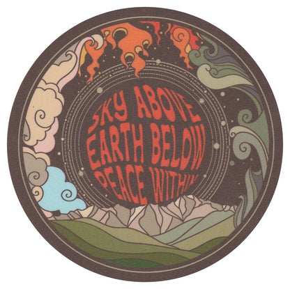 Sip Sip Hooray Coaster -  Sky Above - Earth Below - Peace Within - Tampa Home & Garden Store