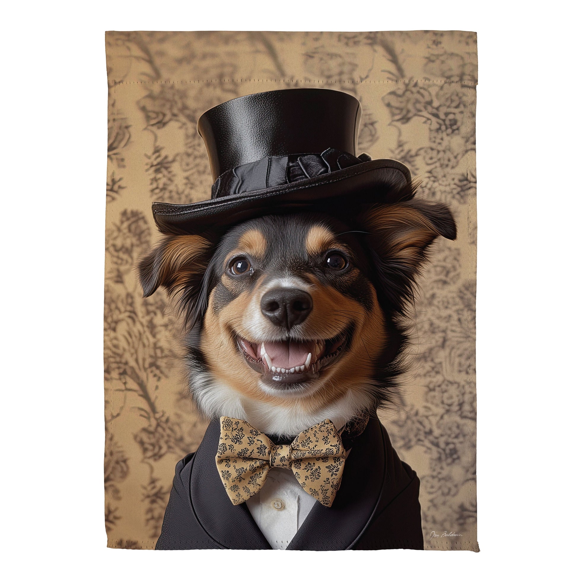 Sir Barkley Suede Garden Flag - Tampa Home & Garden Store