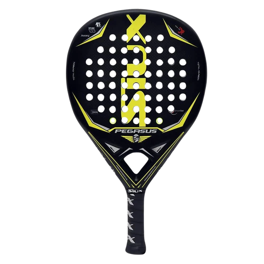 Padel racket Pegasus 3k Yellow '22 by Siux USA black with neon yellow accents on Tampa Home & Garden Store