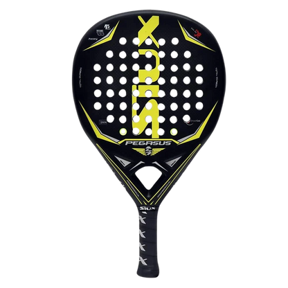 Padel racket Pegasus 3k Yellow '22 by Siux USA black with neon yellow accents on Tampa Home & Garden Store