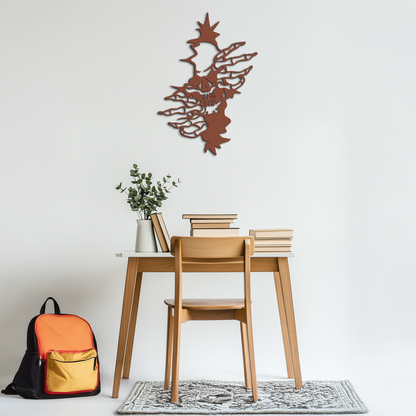 Skeleton Hands and Skull Metal Wall Art – Ripped Wall Horror Decor-KAF619 - Tampa Home & Garden Store