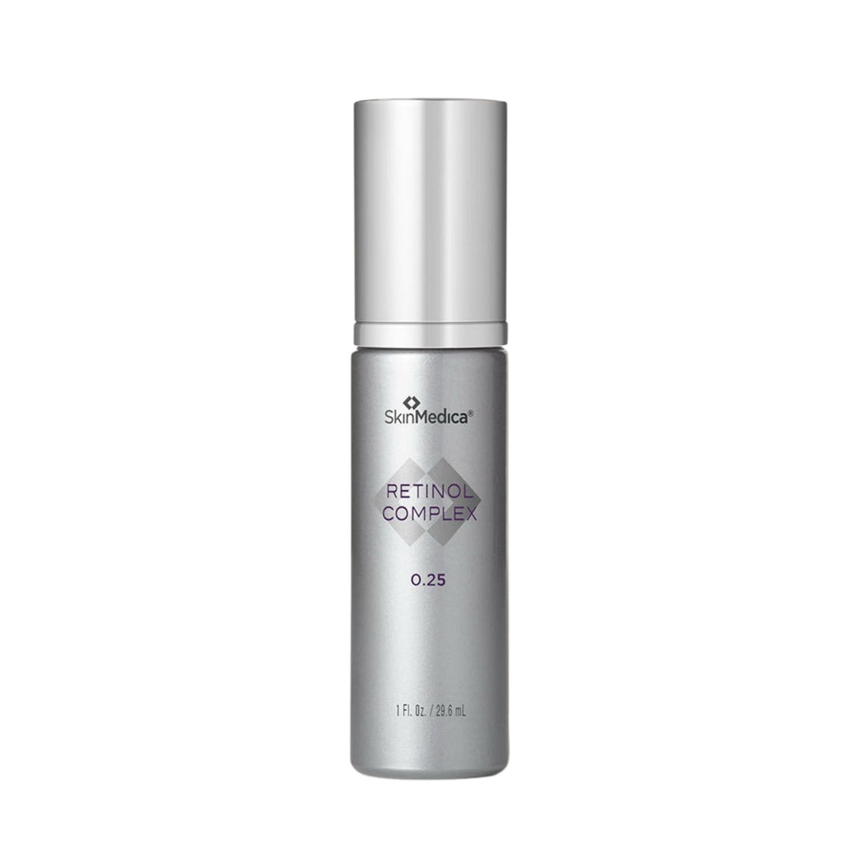 SkinMedica Retinol Complex 0.25 bottle with silver cap skincare on Tampa Home & Garden Store