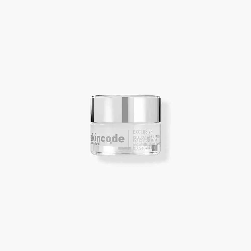 Skincode Cellular Wrinkle Prohibiting Eye Contour Cream 15ML jar with silver lid Nava Beauty on Tampa Home & Garden Store