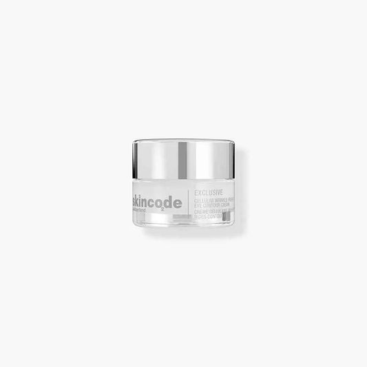 Skincode Cellular Wrinkle Prohibiting Eye Contour Cream 15ML jar with silver lid Nava Beauty on Tampa Home & Garden Store