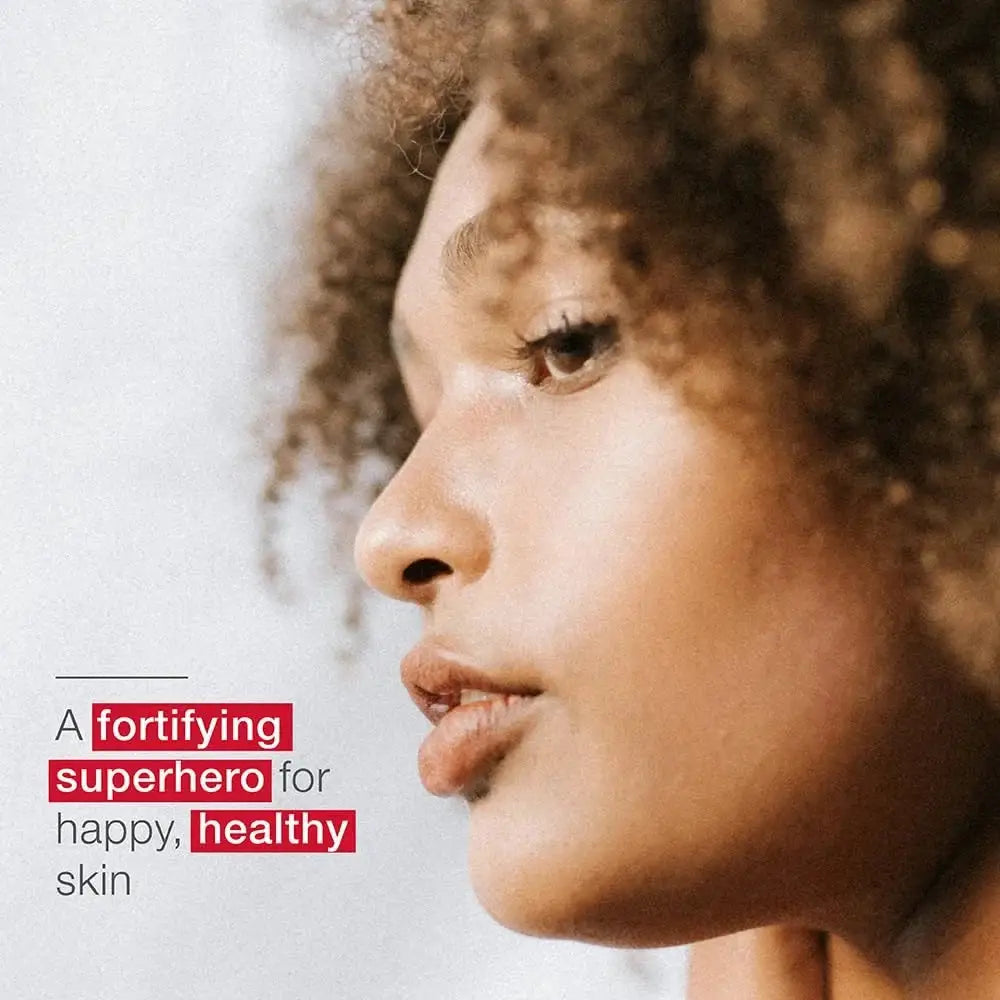 Skincode Hydro Repair Serum 30 mL model profile with dewy skin, Nava Beauty, face serums on Tampa Home & Garden Store