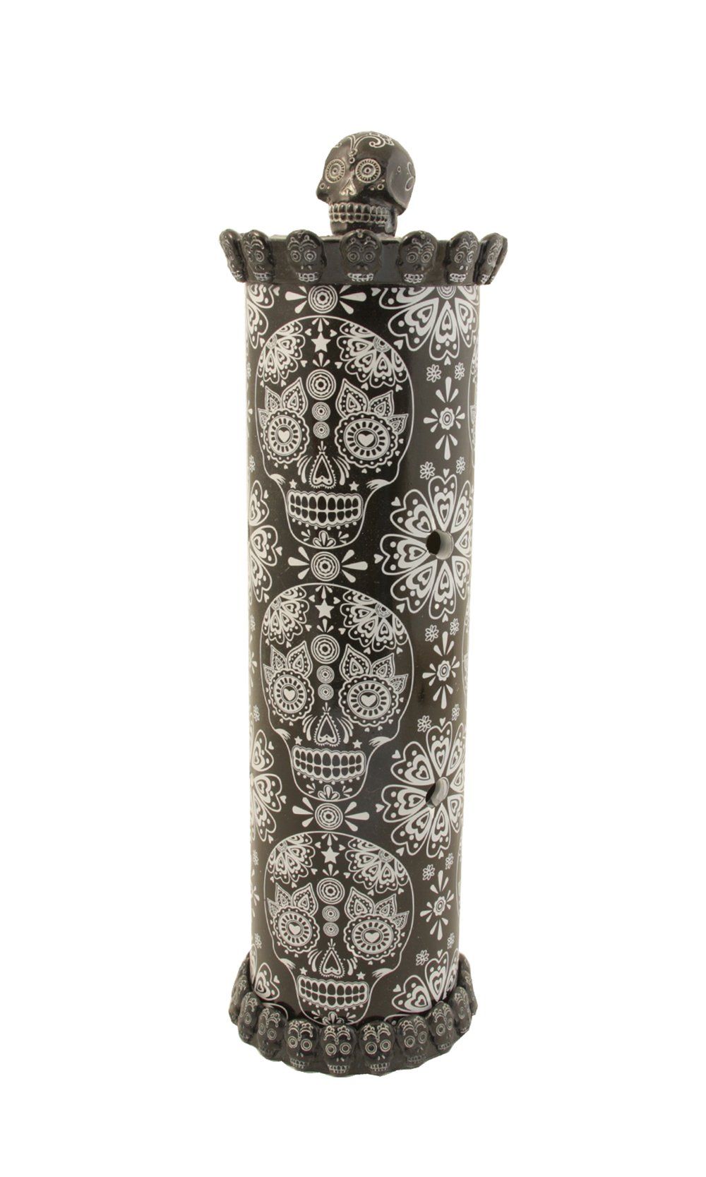 Skull Smoker - Black - Tampa Home & Garden Store