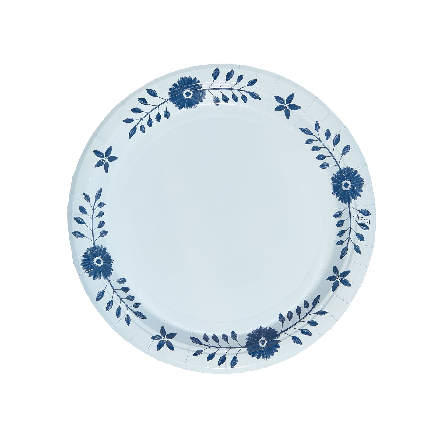 Sky and Navy Daisy Josephine Dinner Plates - 8 pack - Tampa Home & Garden Store