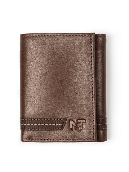 SleekCut Tri-Fold Wallet - Brown - Tampa Home & Garden Store
