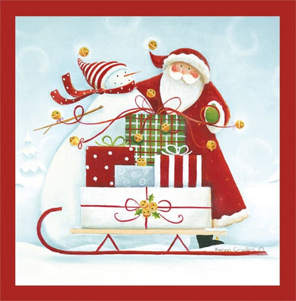Sleigh Bells Luncheon Paper Napkin - Tampa Home & Garden Store