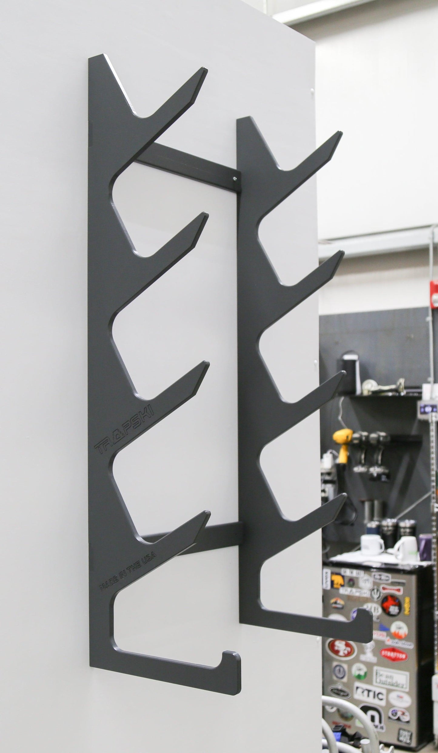 Slim 4 Slot Chair Rack +Base for Shelf Chair Rack for Wall Mount - Tampa Home & Garden Store