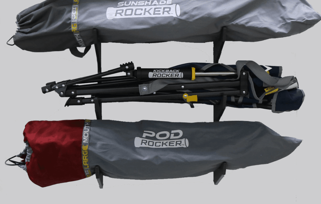 Slim 6 Slot Chair Rack for Wall Mount | Chair Racks for Garage etc. - Tampa Home & Garden Store