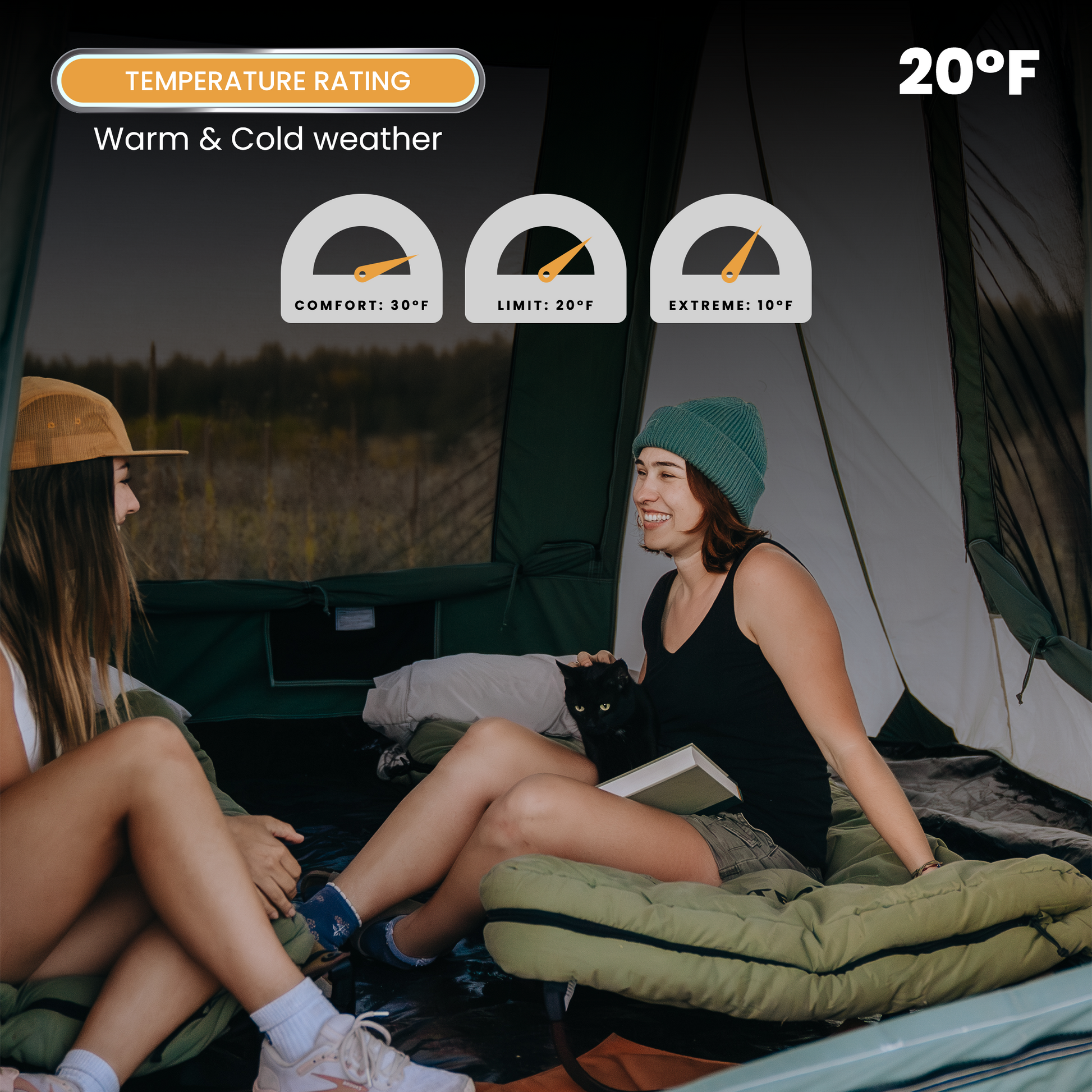 Slumbernest™ Sleeping bag  20°F - Tampa Home & Garden Store