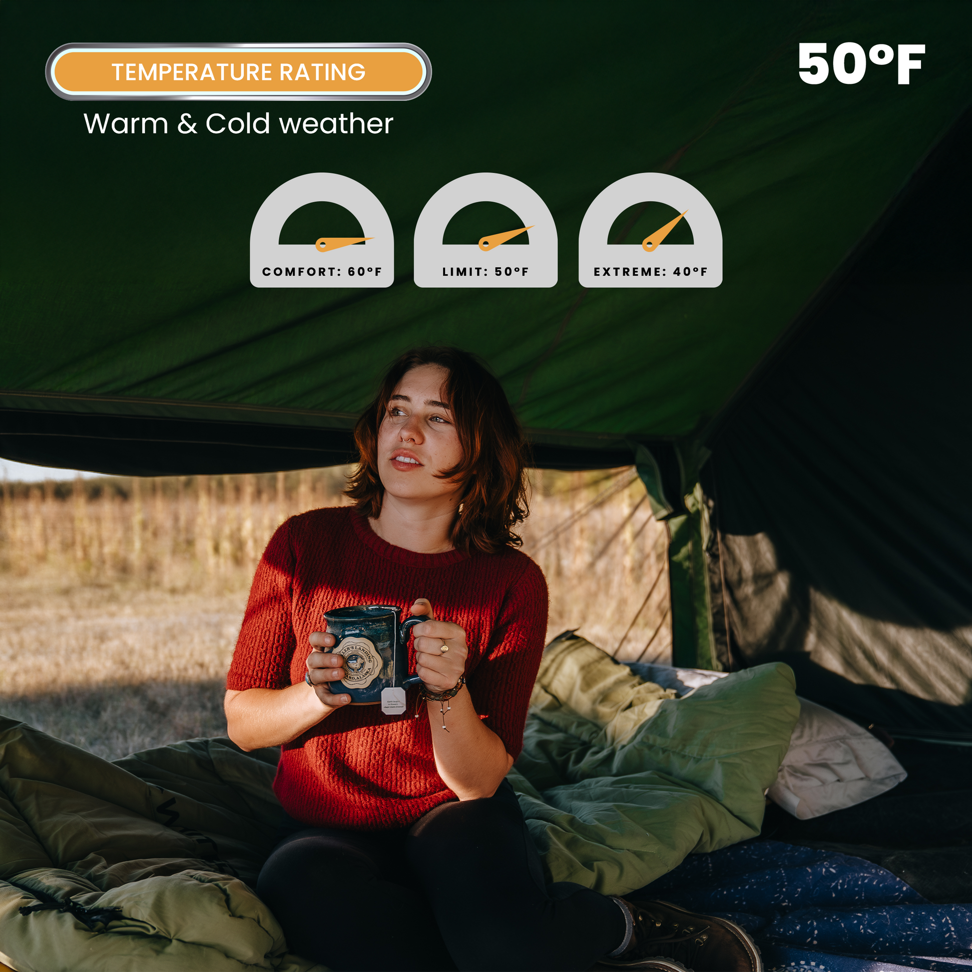 Slumbernest™ Sleeping bag  50°F - Tampa Home & Garden Store
