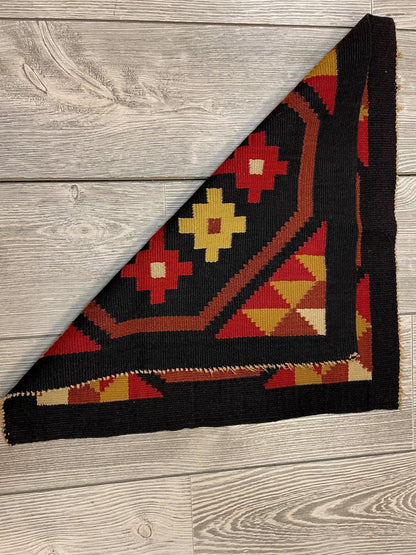 Small Mexican Hand Woven Kilim Rug 19''x19'' - Tampa Home & Garden Store