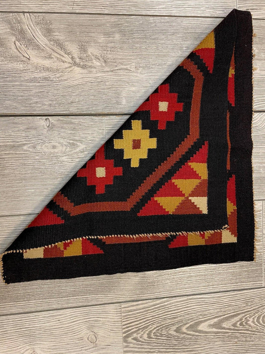 Small Mexican Hand Woven Kilim Rug 19''x19'' - Tampa Home & Garden Store