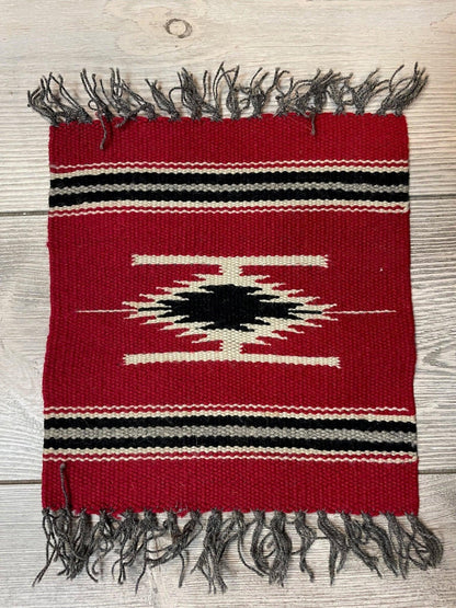 Small Mexican Hand Woven Kilim Rug 9''x12'' - Tampa Home & Garden Store