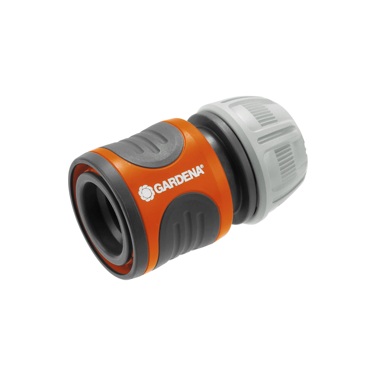Gardena hose connector 19 mm (3/4"), orange and gray quick-connect fitting on Tampa Home & Garden Store