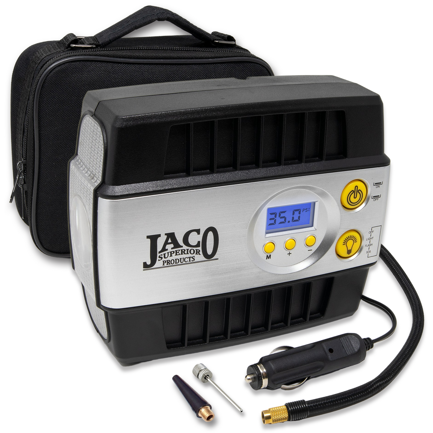 SmartPro™ 12v Digital Tire Inflator Pump - 100 PSI | Portable Tire Air Compressor - Tampa Home & Garden Store