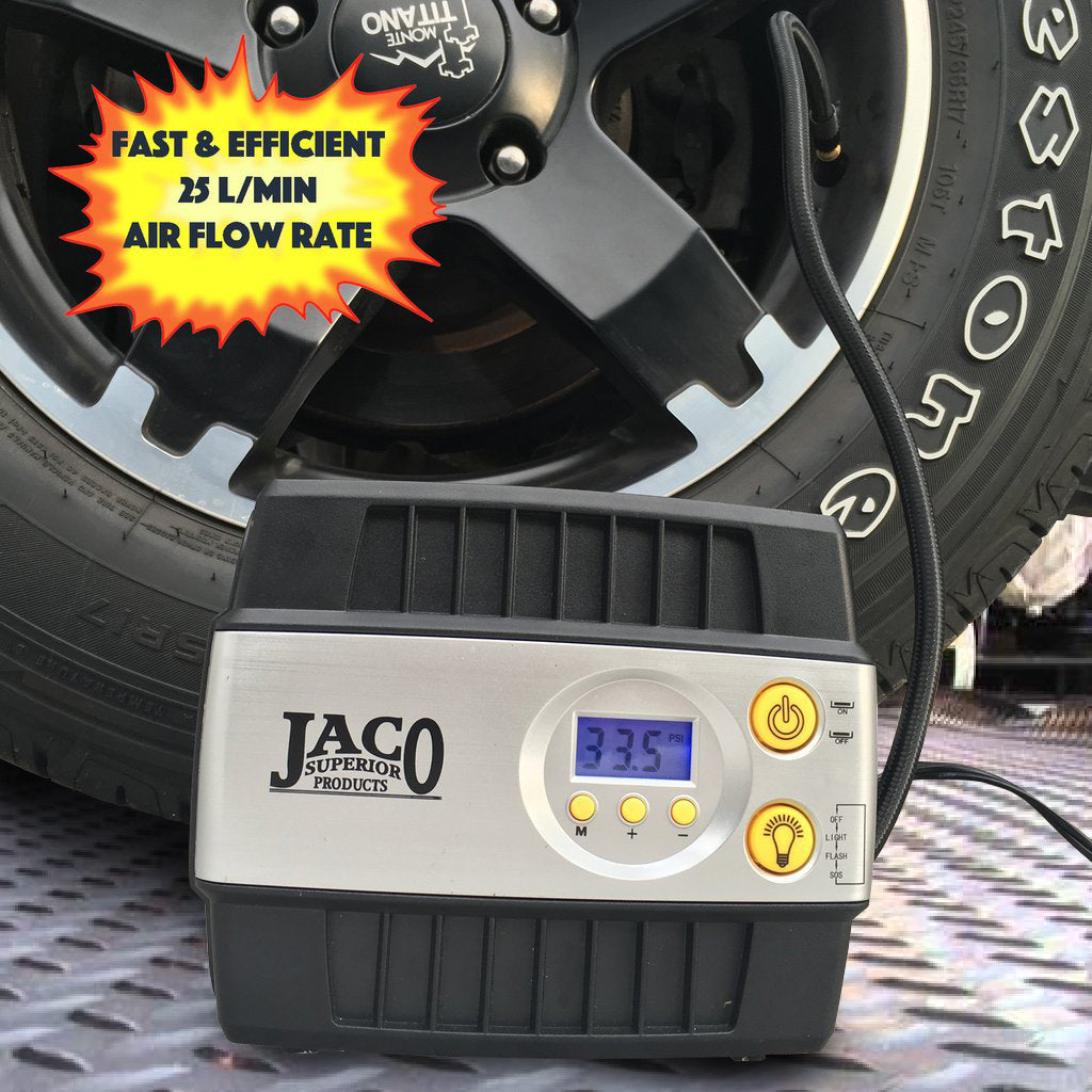 SmartPro™ 12v Digital Tire Inflator Pump - 100 PSI | Portable Tire Air Compressor - Tampa Home & Garden Store