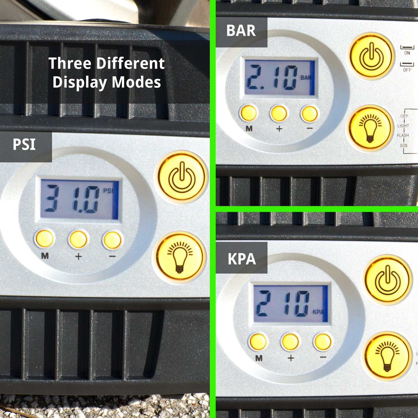 SmartPro™ 12v Digital Tire Inflator Pump - 100 PSI | Portable Tire Air Compressor - Tampa Home & Garden Store