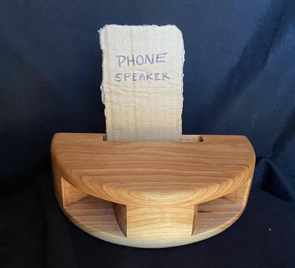 Smartphone Speaker Amplifier - Handmade Wood - Tampa Home & Garden Store