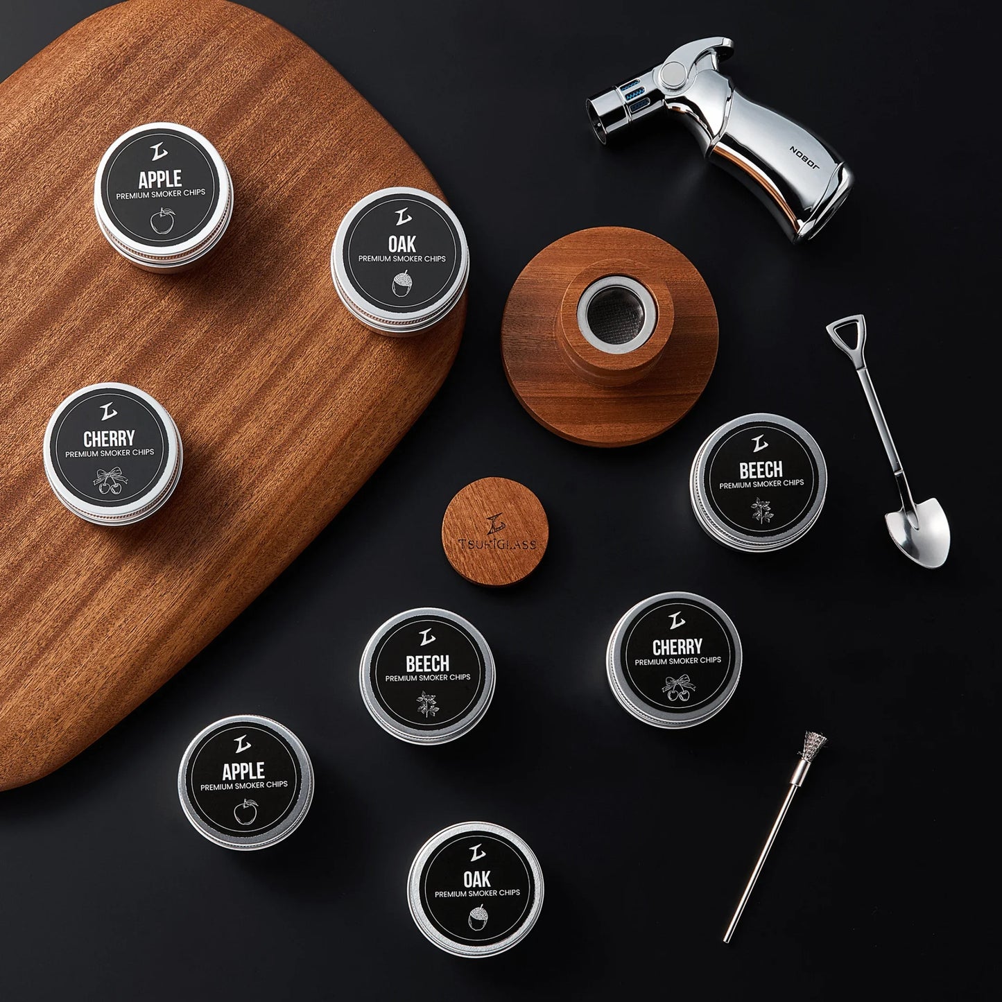 Tsuki Smoker Kit for Whisky and Cocktails