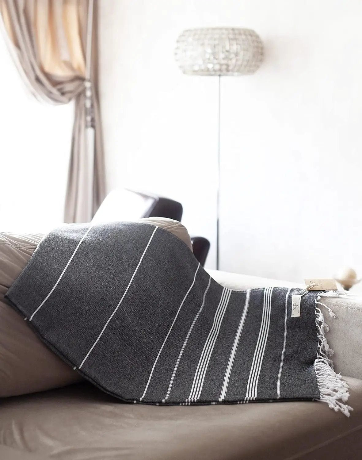 Smyrna Turkish Cotton Beach Blanket — Sustainable, Sand-Free & Stylish - Tampa Home & Garden Store