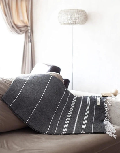 Smyrna Turkish Cotton Beach Blanket — Sustainable, Sand-Free & Stylish - Tampa Home & Garden Store