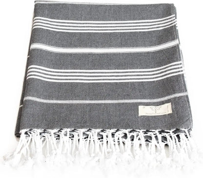 Smyrna Turkish Cotton Beach Blanket — Sustainable, Sand-Free & Stylish - Tampa Home & Garden Store
