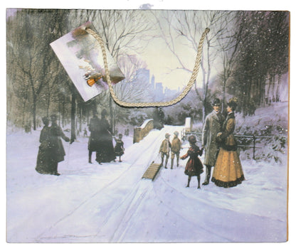 Snow Day In Central Park Gift Bag - Medium - Tampa Home & Garden Store
