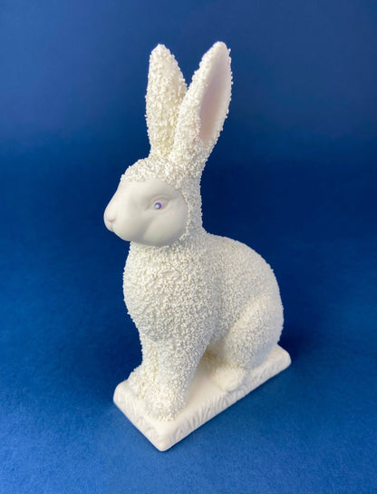 SnowBabies Bunny. Department 56 Rabbit. Easter or Spring Celebration. Egg Basket Accessory. Collectibles. - Tampa Home & Garden Store