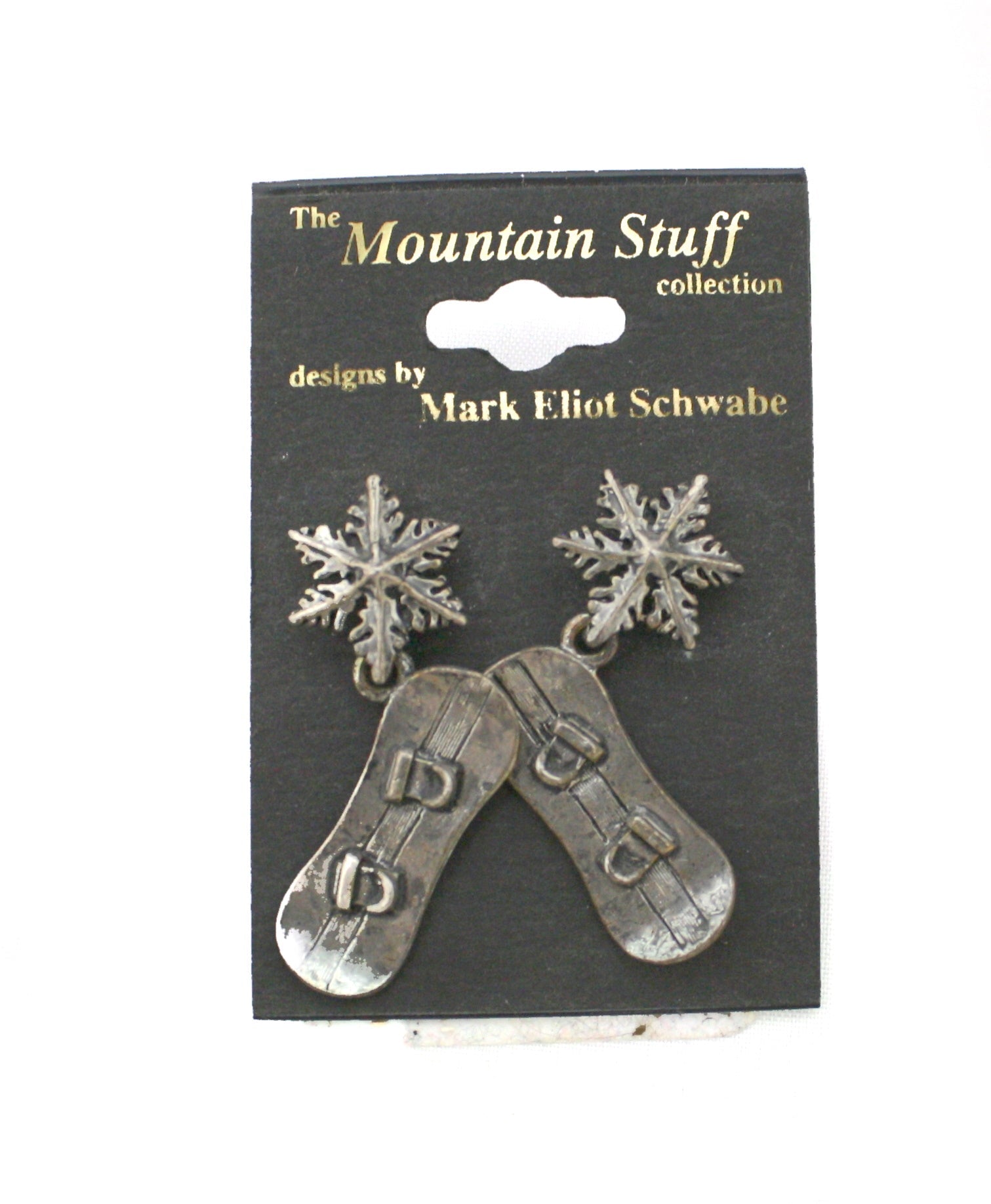 Snowboard Pewter Earring - Tampa Home & Garden Store