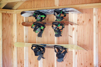 Snowboard Storage Rack – Shed Organizer for Snow Gear & Sporting Equipment - Tampa Home & Garden Store