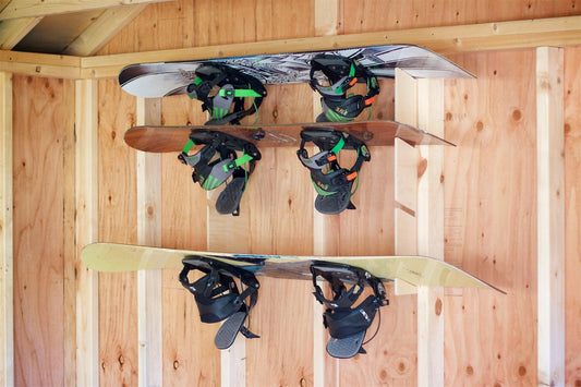 Snowboard Storage Rack – Shed Organizer for Snow Gear & Sporting Equipment - Tampa Home & Garden Store