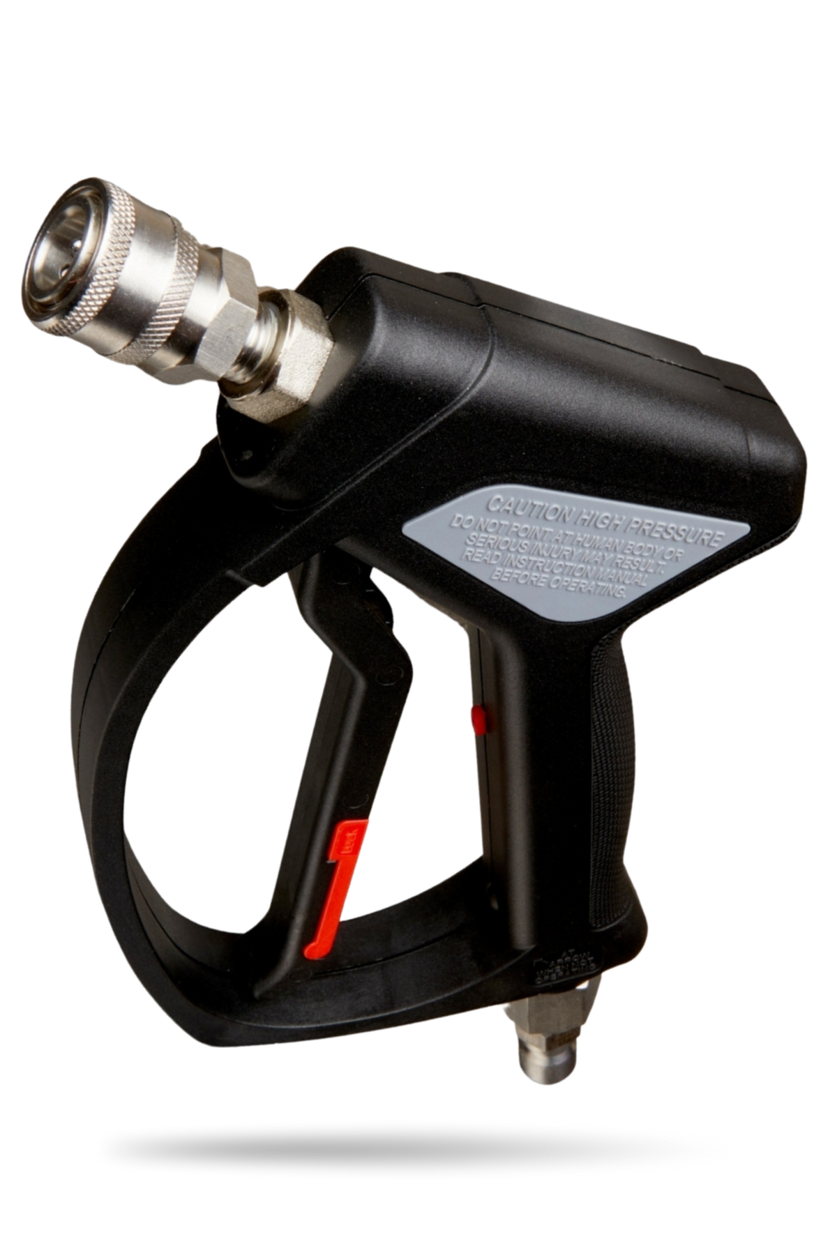 BLACKLINE Snub-Nose Pressure Washer Gun with metal quick-connect nozzle and black grip on Tampa Home & Garden Store
