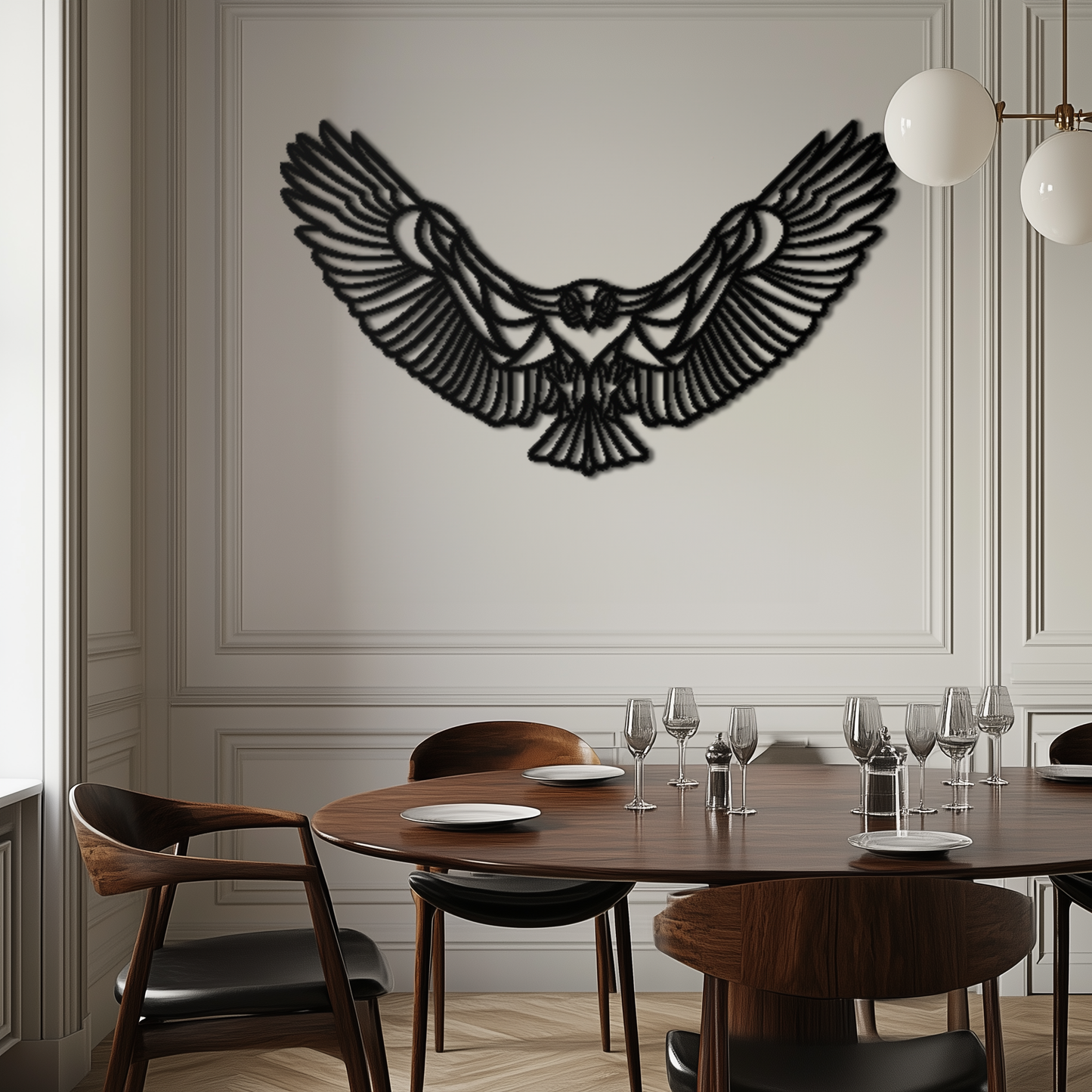 Soaring Eagle Metal Wall Art - Majestic Steel Wall Decor - KAF106 - Tampa Home & Garden Store