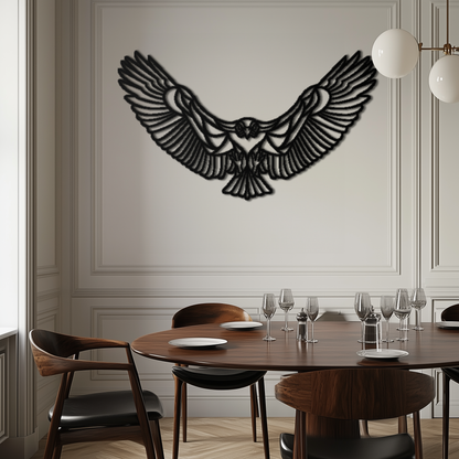 Soaring Eagle Metal Wall Art - Majestic Steel Wall Decor - KAF106 - Tampa Home & Garden Store