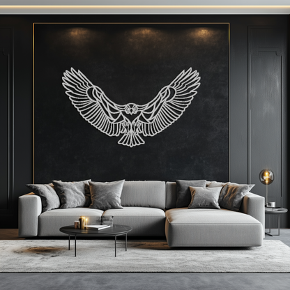 Soaring Eagle Metal Wall Art - Majestic Steel Wall Decor - KAF106 - Tampa Home & Garden Store
