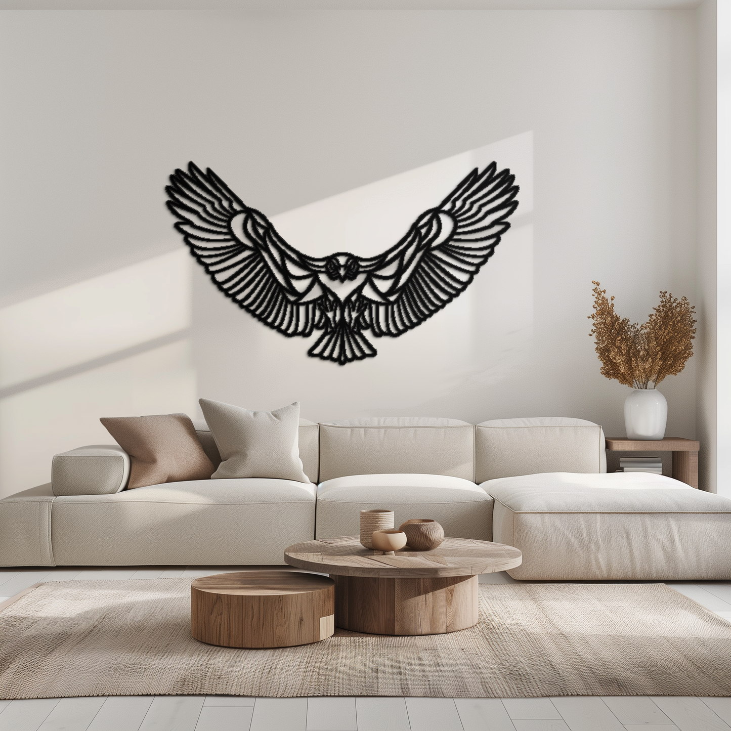 Soaring Eagle Metal Wall Art - Majestic Steel Wall Decor - KAF106 - Tampa Home & Garden Store