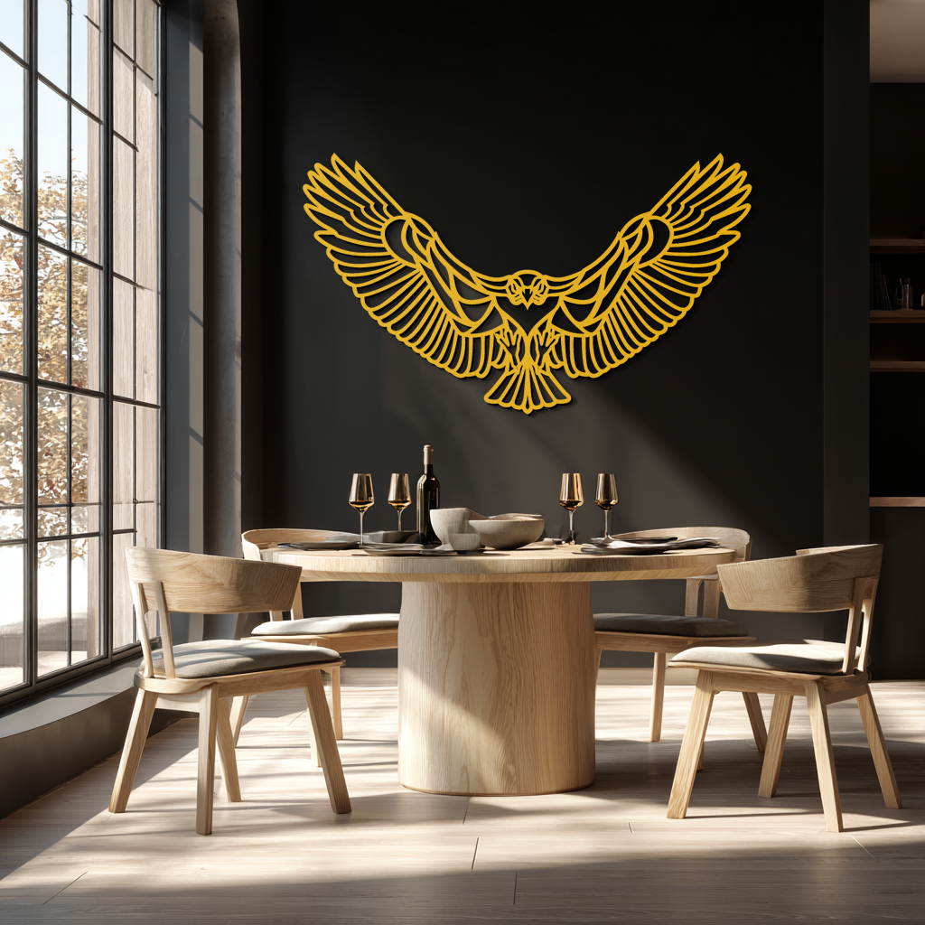 Soaring Eagle Metal Wall Art - Majestic Steel Wall Decor - KAF106 - Tampa Home & Garden Store