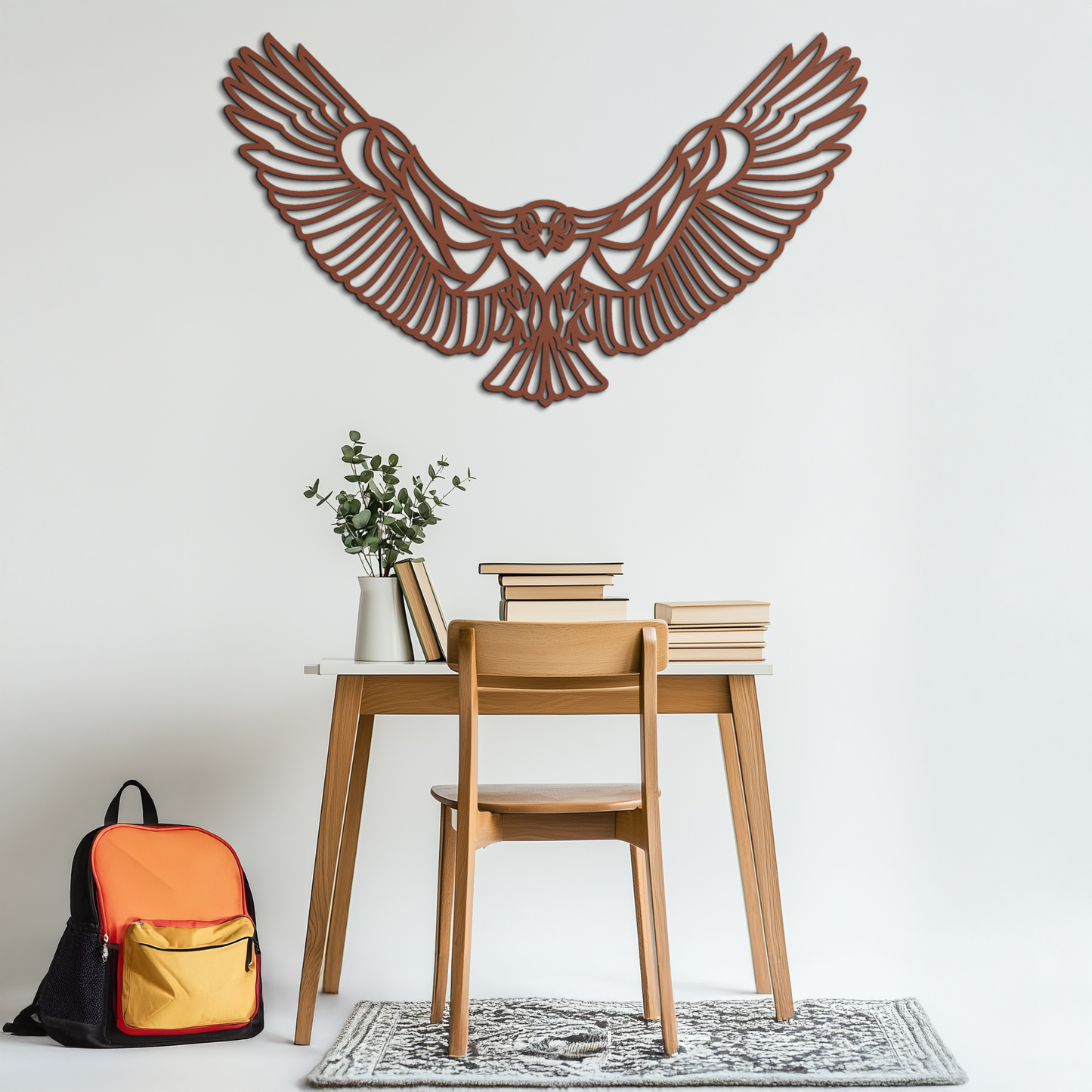 Soaring Eagle Metal Wall Art - Majestic Steel Wall Decor - KAF106 - Tampa Home & Garden Store