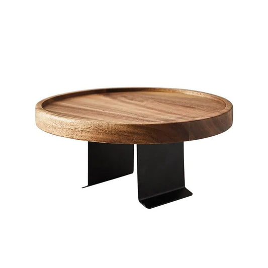 Wood Sofa Arm Tray Table Clip On Couch Armrest Table Walnut Finish - Tampa Home & Garden Store